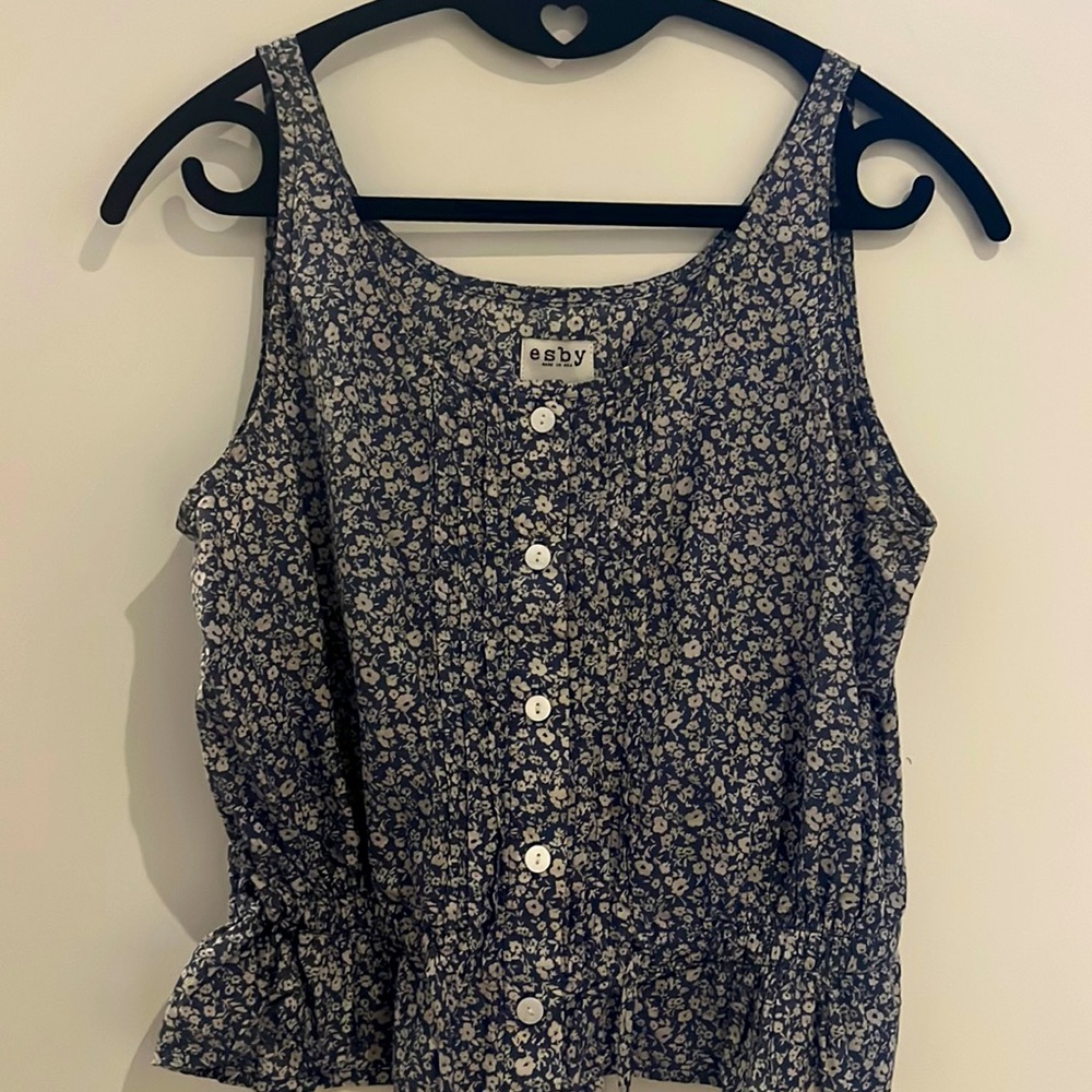 Esby Chiara Denim Top XS